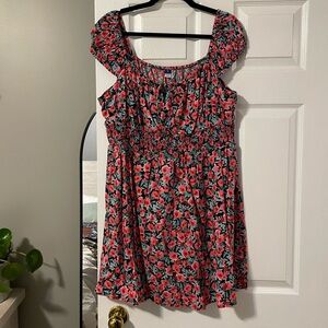Floral print dress